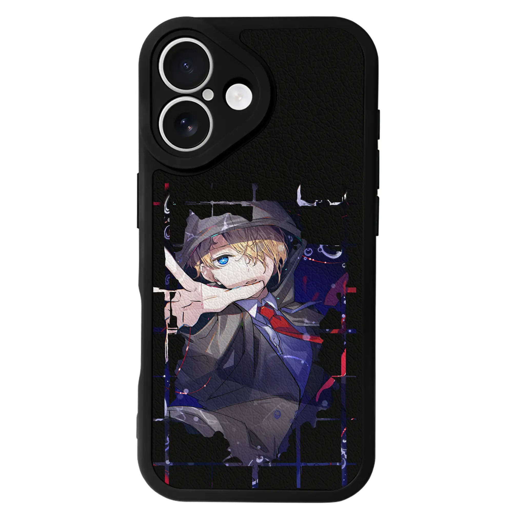 推しの子 グッズ,星野アクア - IPhone 16シリーズ対応 ・ シリコンスマホケース ・ レザー調 ・ 高精度フィット ・ 耐衝撃 ・ ワイヤレス充電対応 ・ 精密カット